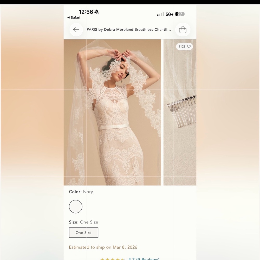 Anthropologie veil - on back order